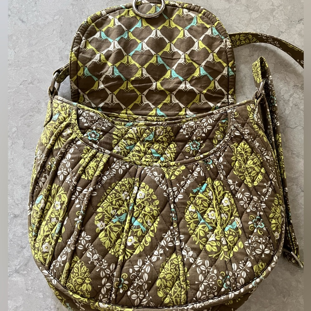 Vera Bradley Saddle Up Crossbody Bag in Retired “Sittin’ Pretty in a Tree” - Picture 5 of 9
